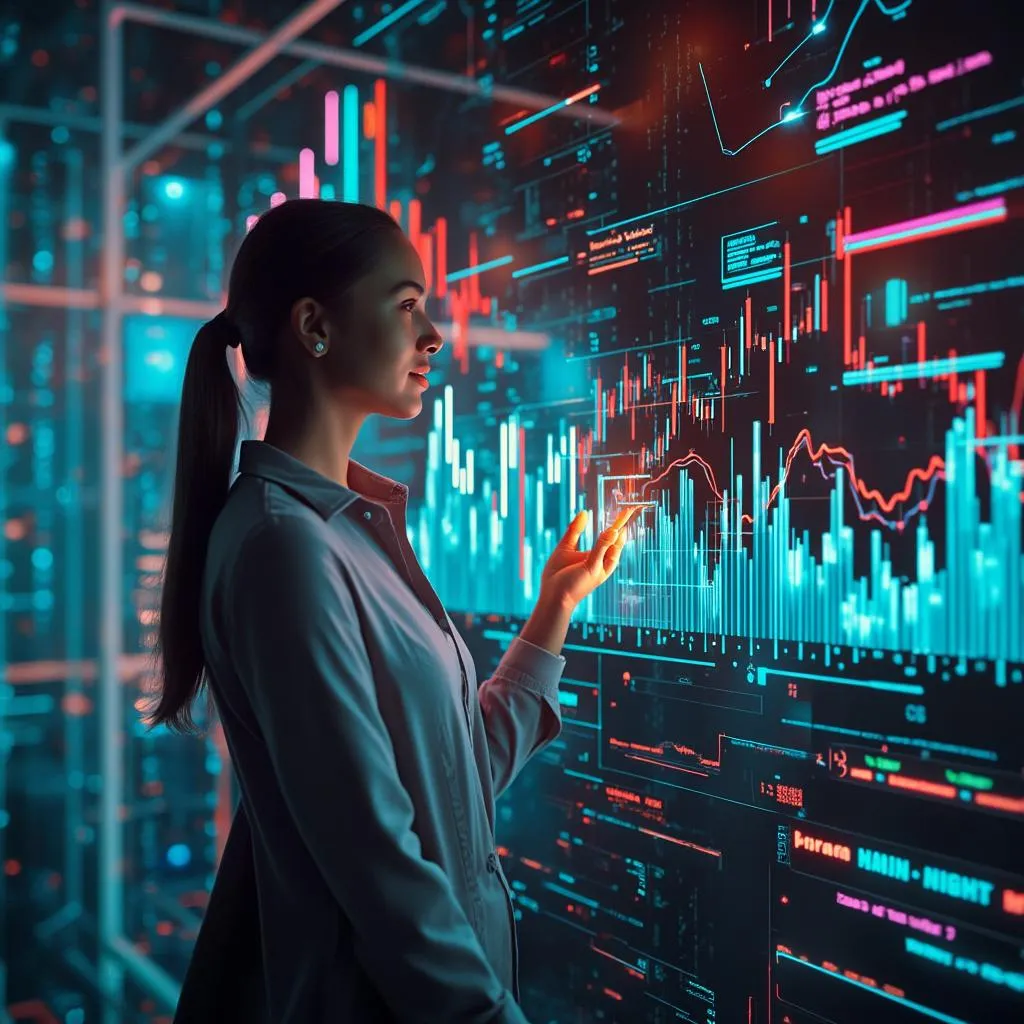 Vision futuriste de la finance IA